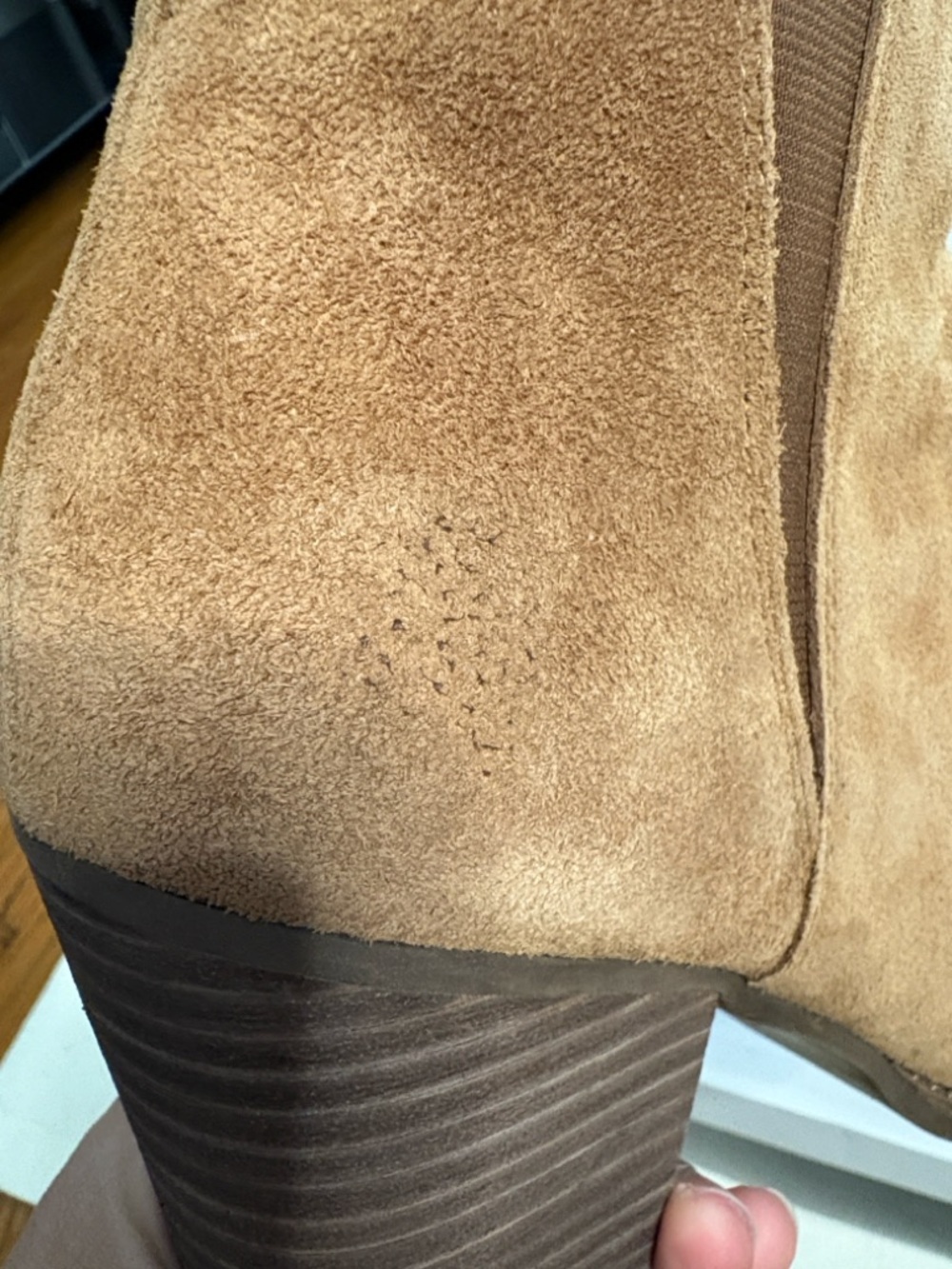 Dolce Vita Jaine Saddle Suede Ankle Booties - Picture 7 of 12